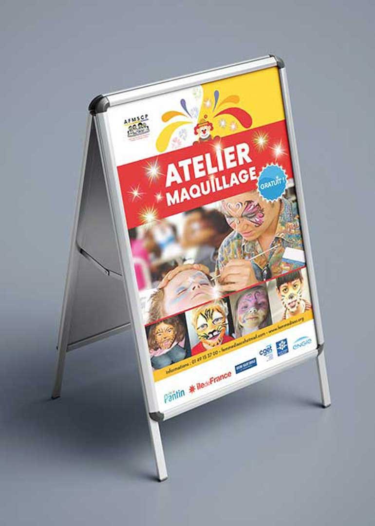 Rollup atelier maquillage